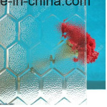 Solid Structure and Flat Shape Clear Tempered Glass for Door Panel